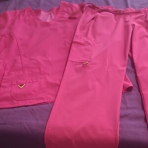 Vibrant Pink Straight-Legged Pants & Jumpsuit